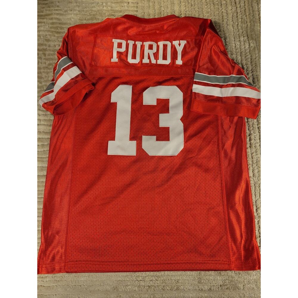 Brock Purdy San Francisco 49ers Football Jersey Youth Large Boys Kids Children - Picture 9 of 9